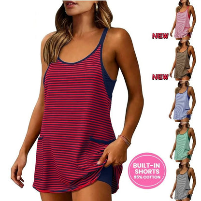 ✨SUMMER HOT SALE 50%OFF🎀Slay the Summer in Our 2-in-1 Sculpting Mini Dress!