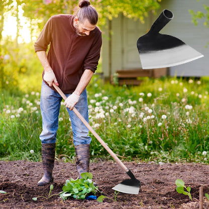 🔥HOT SALE 50%OFF🔥Thickened Manganese Steel Weeding and Land Reclamation Agricultural Hoe