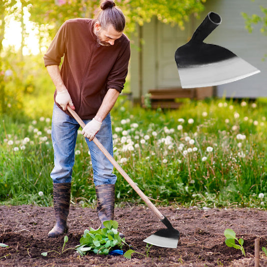 🔥HOT SALE 50%OFF🔥Thickened Manganese Steel Weeding and Land Reclamation Agricultural Hoe