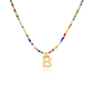 🔥LAST DAY 49% OFF🌈 Letter Beaded Necklace for Women🔤A-Z