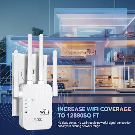 🎉Last Day - BUY 1 GET 1 FREE!!🔥1200Mbps Dual Band (5GHz/2.4GHz) WiFi Signal Booster Extender📶