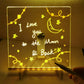 🔥50%off🔥LED Letter Message Board Note Glass With 7 Colorful Pens