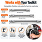 🔩 Flexible Universal Joint Socket Adapter – Reach Tight Angles with Ease