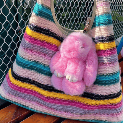 🏆LIMITED TIME SPECIAL SALE 50% OFF🐰 Handmade Soft Bunny PomPom Charms