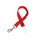 🐶🚗 Reflective Elastic Pet Seat Belt – Adjustable Car Restraint with Shock-Absorbing Buffer