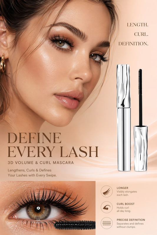 Ultimate Waterproof & Sweatproof Lengthening & Curling Mascara👁️