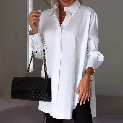 💥New Arrival Hot Sale ⏳Women Casual Side Slit Shirt