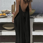 🏖️Last day sale 50% OFF💕20K+ SOLD!⚡Women‘s Casual Backless Spaghetti Strap Maxi Dress🌟🌊