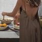 🏖️Last day sale 50% OFF💕20K+ SOLD!⚡Women‘s Casual Backless Spaghetti Strap Maxi Dress🌟🌊