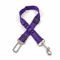 🐶🚗 Reflective Elastic Pet Seat Belt – Adjustable Car Restraint with Shock-Absorbing Buffer