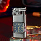 Windproof Lighter Vintage Watch Bezel Jet flame Torch