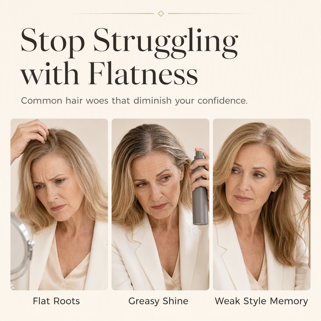 🎉Limited Time 💥Buy 3 get 2 free💇🏻‍♀️Recommended by Hairstylists! 🔥Shape in 3 Seconds! Easily Create Fluffy & Elegant Hairstyles! 👩 Peach-scented volumizing & setting spray