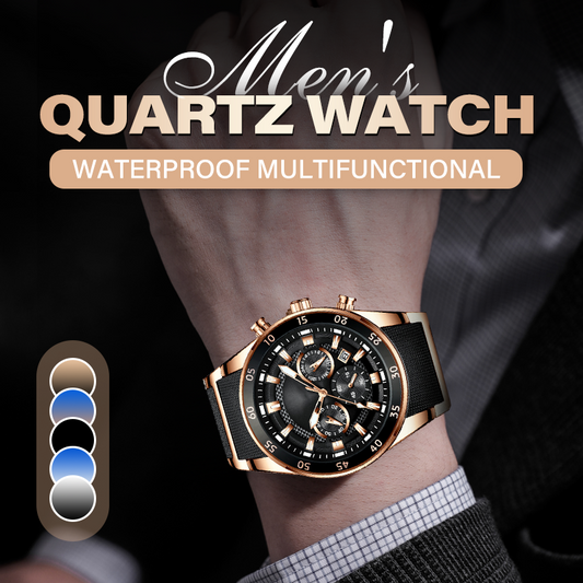 ⏳ LIMITED TIME OFFER⚡️💎Men's High-End Business Multifunction Quartz Watch