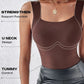 🏆 Last Day Special Price £9.99&Free Shipping ! 💐 Women’s U-Neck Tank Tops with Built-In Bra