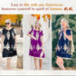 🌸Spring Specials  49%OFF🌸Geometric Pattern Multi Print Square Neck Dress