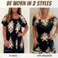 🌸Spring Specials  49%OFF🌸Geometric Pattern Multi Print Square Neck Dress