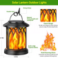✨🔥Waterproof Outdoor Solar Flame Lantern Light