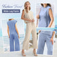 ✨2025 New Women's Casual Sleeveless Top & Wide-Leg Pants Set