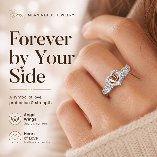🥳2026 HOT SALE🥳💞50K+ SOLD!⏳✨Sparkling Heart Memorial Ring for Mothers