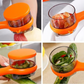 Multifunctional Peeler with Debris Storage Bucket