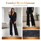 💖💃LAST DAY SALE 50% OFF👖Women's Sequin Sparkle Wide Leg Pants with Elastic Waistband