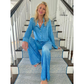 🌟 BRAND NEW STYLE DROP! 🌙 Denim Dreams Pajama Set – Cozy Fit, Soft Denim‑Look Loungewear for All Night Comfort 🌟