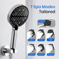 ⏰ LIMITED TIME OFFER: Only £14.99! 🚿Adjustable High-Pressure Rain Shower💧Saves 68% water, high pressure without wastage