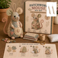 🥳2026 HOT SALE🥳💞33K+ SOLD! ！Patchwork Mouse DIY Sewing Kit – 3D Fabric Craft for Beginners, Stress Relief, Creative Gift