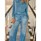 🌟 BRAND NEW STYLE DROP! 🌙 Denim Dreams Pajama Set – Cozy Fit, Soft Denim‑Look Loungewear for All Night Comfort 🌟