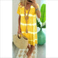 👗 50% OFF NOW! 🌈 Tie-Dye Striped Short Sleeve T-Shirt Dress – Soft & flowy – Perfect for summer, beach or casual days – comfortable and stylish 🌊✨