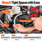 🔩 Flexible Universal Joint Socket Adapter – Reach Tight Angles with Ease