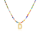 🔥LAST DAY 49% OFF🌈 Letter Beaded Necklace for Women🔤A-Z