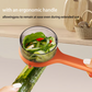 Multifunctional Peeler with Debris Storage Bucket