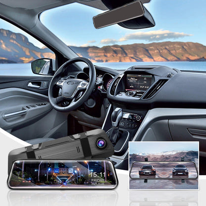 🔥NEW ARRIVAL LIMITED TIME OFFER🔥 Touch Screen Rear View Mirror Dash Cam Smart Mirror