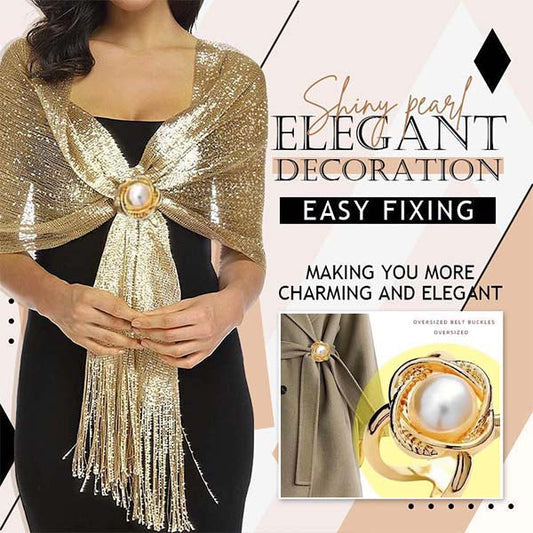 🎉Limited Sale🎉✨ French Elegant Coat Scarf Buckle – Elegance at your fingertips!