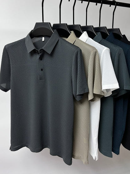 🔥 Limited Sale🔥Men's Breathable Ice Silk Short Sleeve Shirt