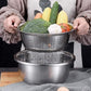 🎁Germany Multifunctional stainless steel basin💥