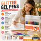 🔥LAST DAY SALE ONLY ￡6.99!!✨50K+ SOLD!🎁Glitter Gel Pen Set