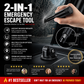 ❄️Summerfresh 50% OFF!🚗2-in-1 Car Emergency Escape Tool – Spring-Loaded Tempered-Glass Window Breaker & Seatbelt Cutter