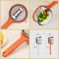 Multifunctional Peeler with Debris Storage Bucket