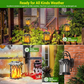 ✨🔥Waterproof Outdoor Solar Flame Lantern Light