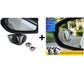 🔥2026 HOT SALE🥳💞50K+ SOLD!🔥⚡Dual-Lens 360°Adjustable Blind Spot Mirror