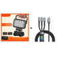 ⏳LIMITED TIME: 50% OFF!💡180° Rotatable LED Work Light – With Dual USB Power Bank Function – Rugged & Cordless – Universal Battery Compatibility – For Garage, Construction & Camping（副本）