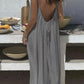 🏖️Last day sale 50% OFF💕20K+ SOLD!⚡Women‘s Casual Backless Spaghetti Strap Maxi Dress🌟🌊
