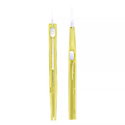 Double-Sided Retractable Port Cleaning Brush