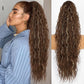 💜2025 NEW IN 💜Curly Wavy Frizzy Hair Extension with Ponytail