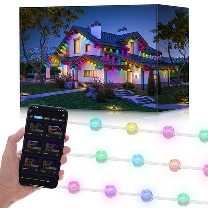 🎁🎄Christmas Sale 50% OFF!😍Smart RGB Outdoor Lights Strings