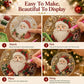 🎅Christmas Pre Sale ￡14.99!!🎄Christmas Pearl Diamond Art Hanging Ornament Kit | Resistant Non-Fading Pearl Beads DIY Handmade Holiday Hanging Decor 🎅💎
