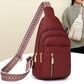 Women's Vintage Leather Chest Bag