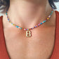 🔥LAST DAY 49% OFF🌈 Letter Beaded Necklace for Women🔤A-Z